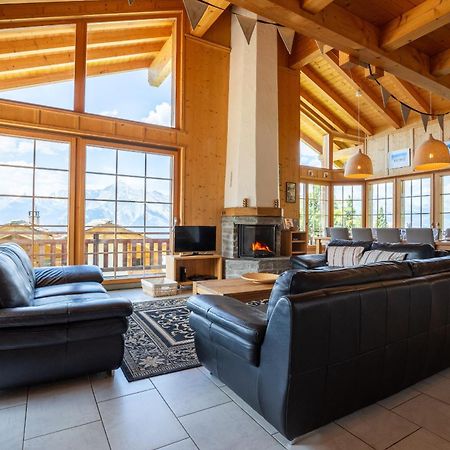 Christoph Standing & Calm Chalet 10 Pers By Alpvision Residences Veysonnaz Buitenkant foto