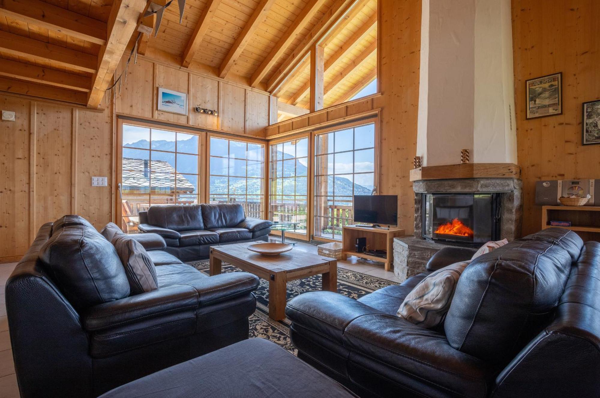 Christoph Standing & Calm Chalet 10 Pers By Alpvision Residences Veysonnaz Buitenkant foto